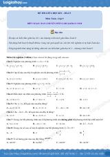 Đề thi giữa kì 1 Toán 9 - Đề số 3